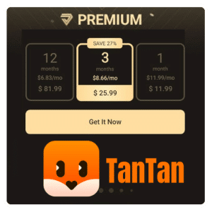 TanTan Premium Subscription BD by bKash in Bangladesh